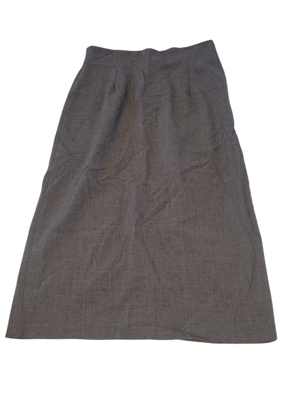 Spiegel Gray Straight Midi Skirt